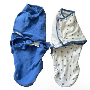 2 Aden By Aden + Anais Swaddles Size Small/ Medium 0-3 Months